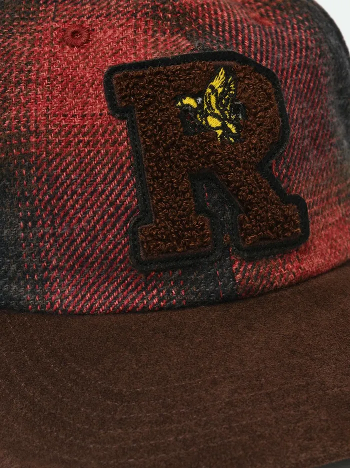 FLANNEL R PATCH 6PANEL HAT Unisex Rhude Structured Hats