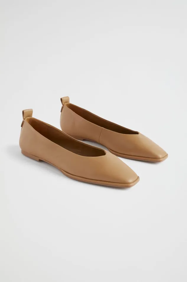 Flats Woman Seed Heritage Camille Ballet Flat Caramel