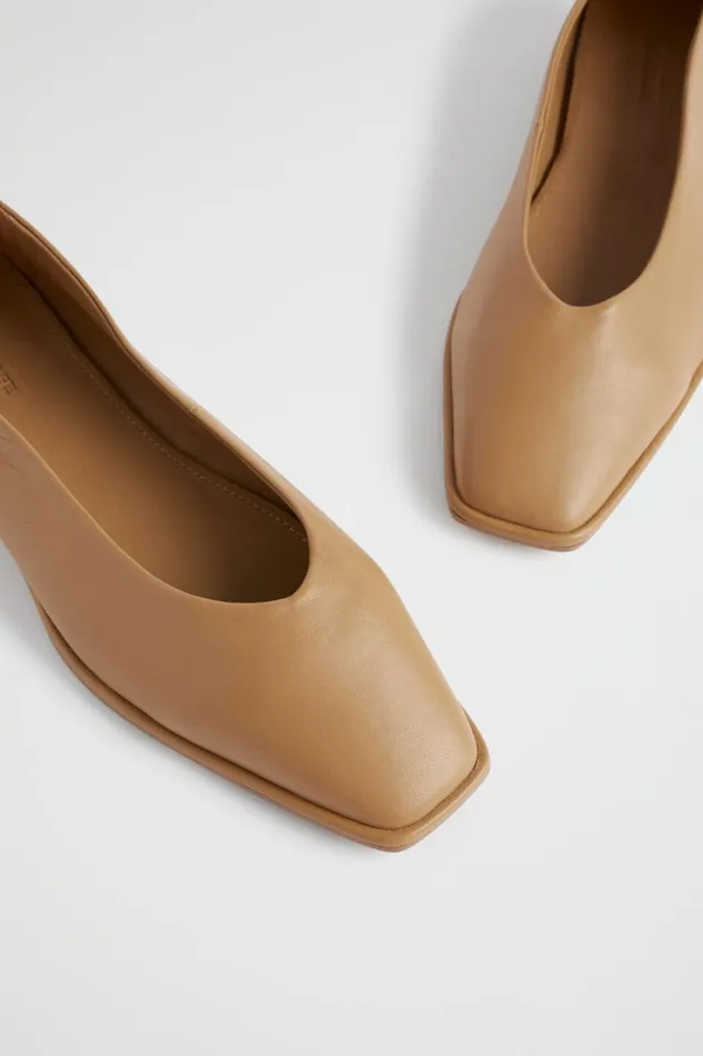 Flats Woman Seed Heritage Camille Ballet Flat Caramel