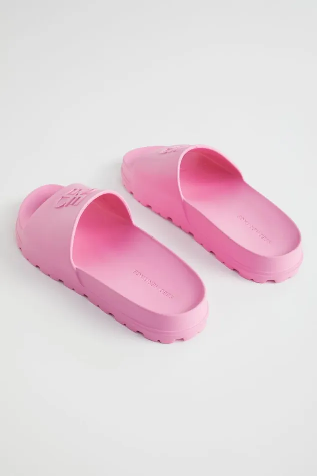 Flats Woman Seed Heritage Quad Logo Slide Pink Gin