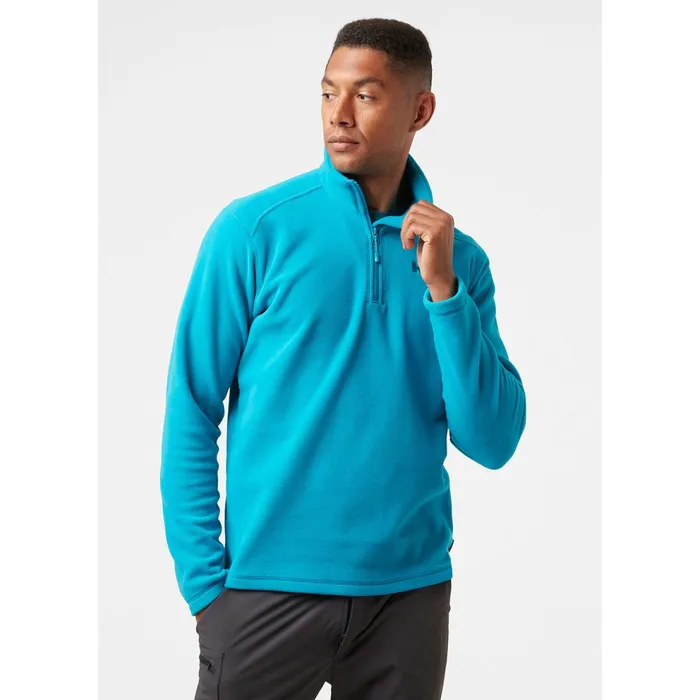Fleece Men Helly Hansen DAYBREAKER 12 ZIP FLEECE 649 Caribbean S