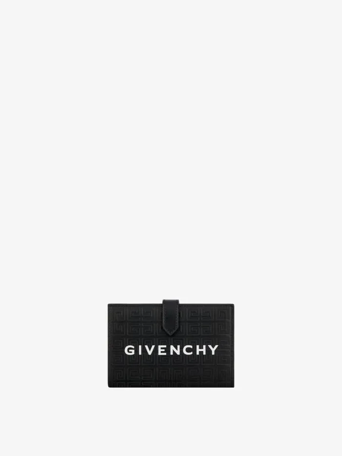 GCut Wallet In 4g Leather Black Women Givenchy Wallets and Card Holders