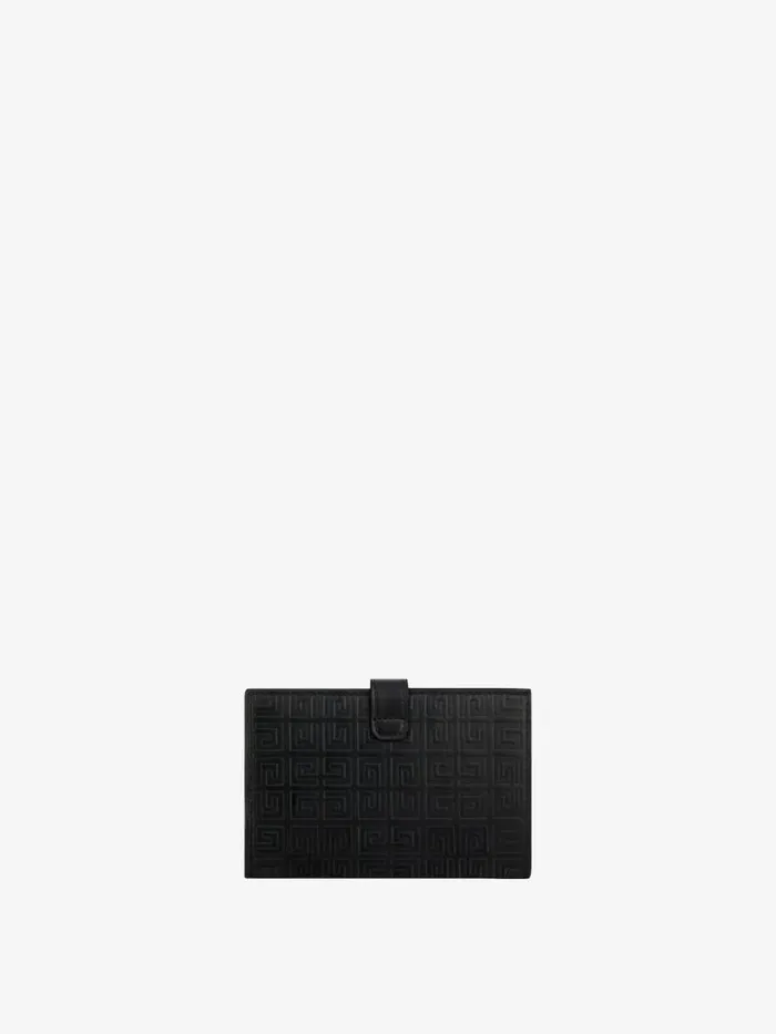 GCut Wallet In 4g Leather Black Women Givenchy Wallets and Card Holders