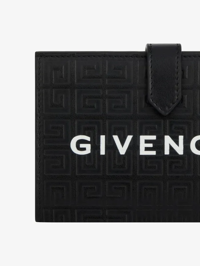 GCut Wallet In 4g Leather Black Women Givenchy Wallets and Card Holders