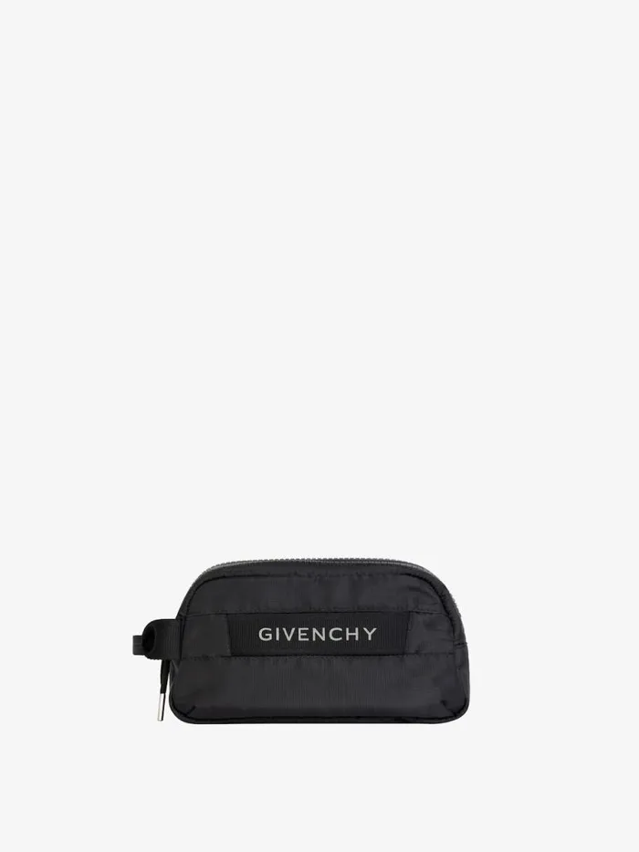 GTrek Toilet Pouch In Nylon Black Men Givenchy Wallets and Card Holders
