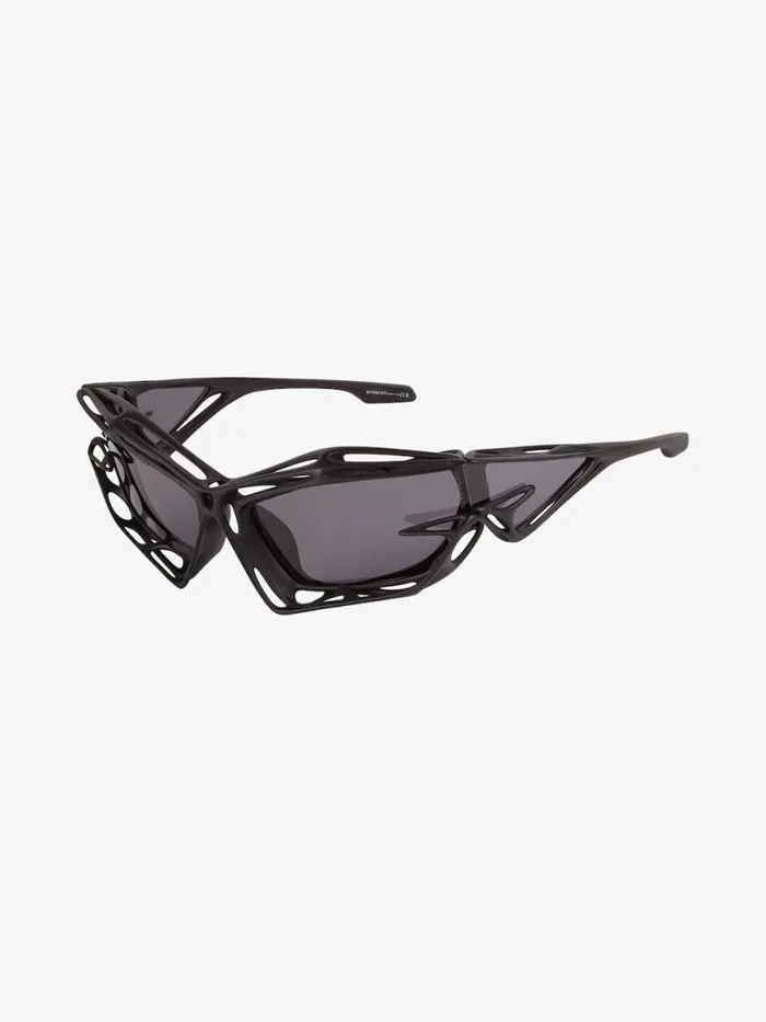 Giv Cut Cage Unisex Sunglasses In Nylon Black WomenMen Givenchy Sunglasses
