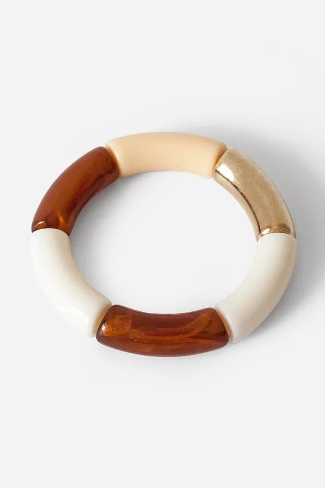Gold Tubular Bracelet Women Roman Jewellery