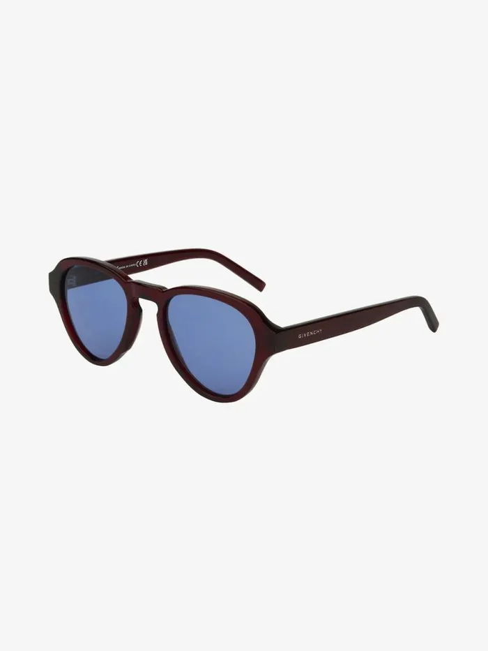 Gv Day Unisex Sunglasses In Acetate Dark Red WomenMen Givenchy Sunglasses