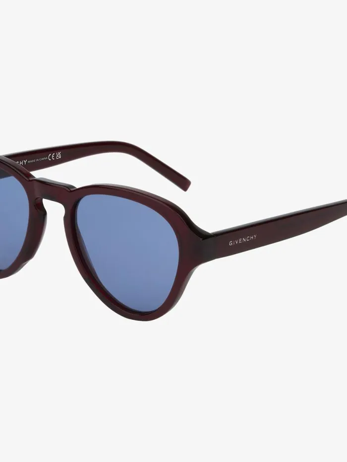 Gv Day Unisex Sunglasses In Acetate Dark Red WomenMen Givenchy Sunglasses