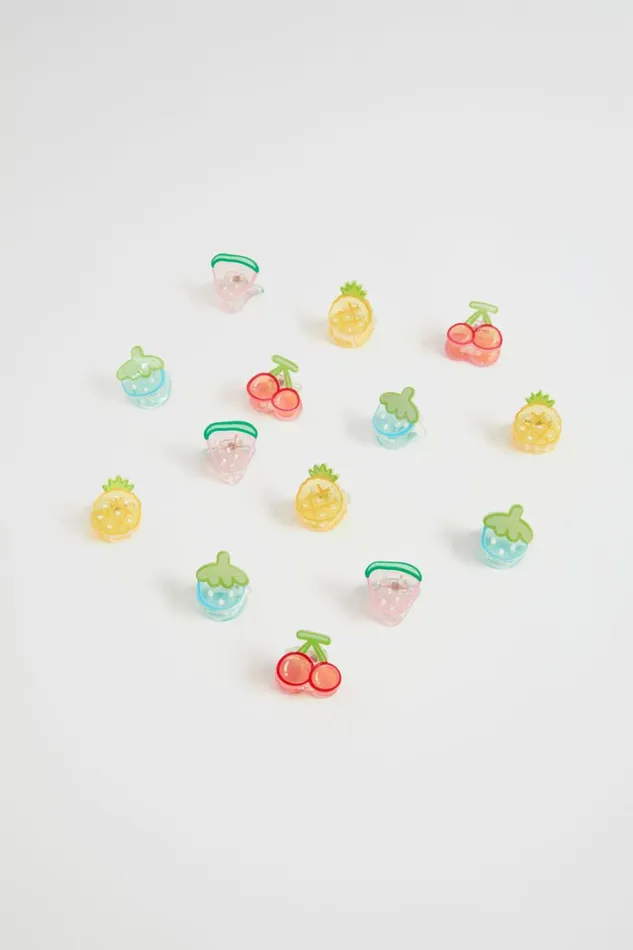Hair Accessories Girl Seed Heritage Heart Christmas Clips Bauble Multi