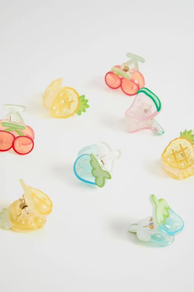 Hair Accessories Girl Seed Heritage Heart Christmas Clips Bauble Multi
