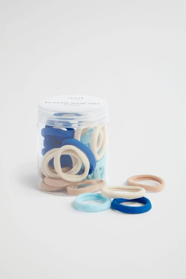 Hair Accessories Woman Seed Heritage Hair Tie Set Shimmer Blue