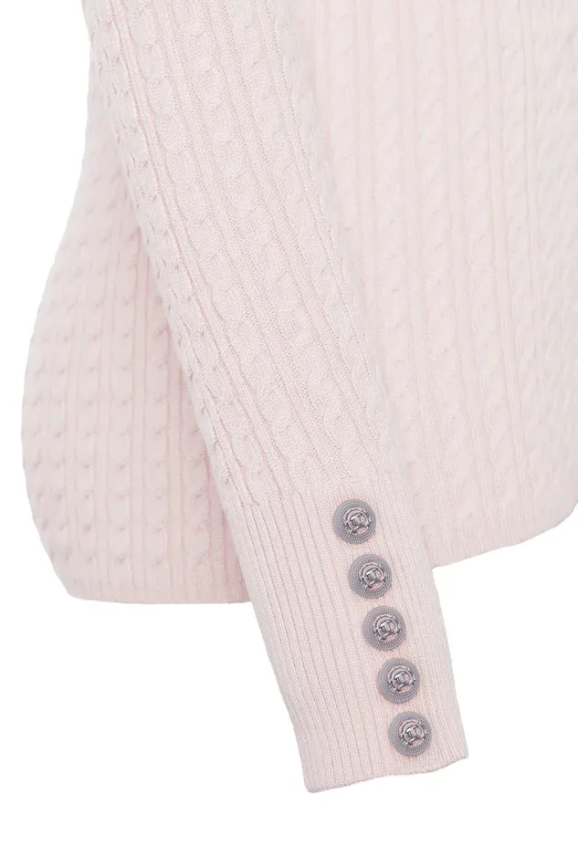 Holland Cooper Ava Knit Soft Pink Women Knitwear Holland Cooper Ava Knit Soft Pink Women Knitwear