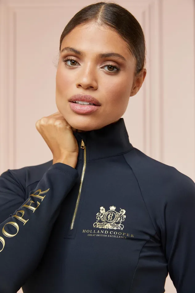 Holland Cooper Base Layer Slate Gold Women Base Layers Holland Cooper Base Layer Slate Gold Women Base Layers