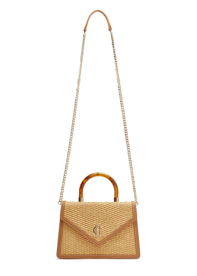 Holland Cooper Dowdeswell Bag Tan Natural Women Clutch Bags Holland Cooper Dowdeswell Bag Tan Natural Women Clutch Bags