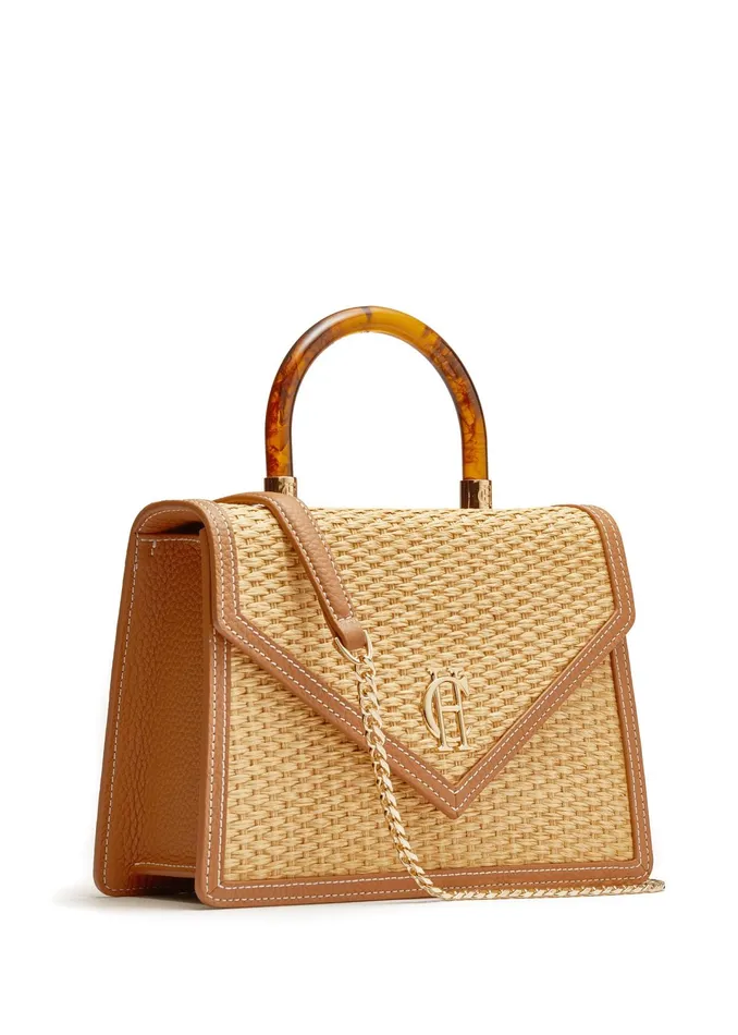 Holland Cooper Dowdeswell Bag Tan Natural Women Clutch Bags Holland Cooper Dowdeswell Bag Tan Natural Women Clutch Bags
