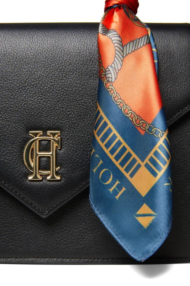 Holland Cooper Dowdeswell Scarf Bag Black Women Bags Holland Cooper Dowdeswell Scarf Bag Black Women Bags