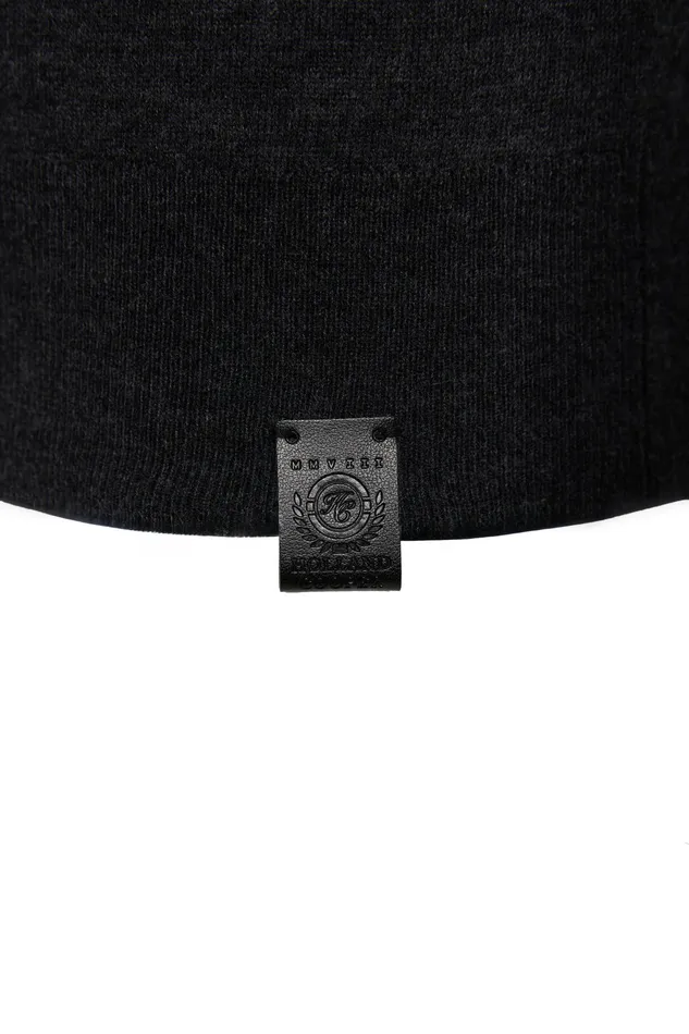 Holland Cooper Fine Roll Neck Knit Charcoal Men Knitwear Holland Cooper Fine Roll Neck Knit Charcoal Men Knitwear