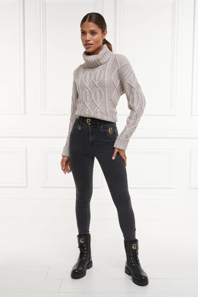Holland Cooper Jodhpur Jean Washed Black Women Jeans Holland Cooper Jodhpur Jean Washed Black Women Jeans
