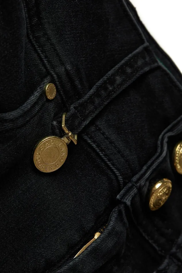 Holland Cooper Jodhpur Jean Washed Black Women Jeans Holland Cooper Jodhpur Jean Washed Black Women Jeans