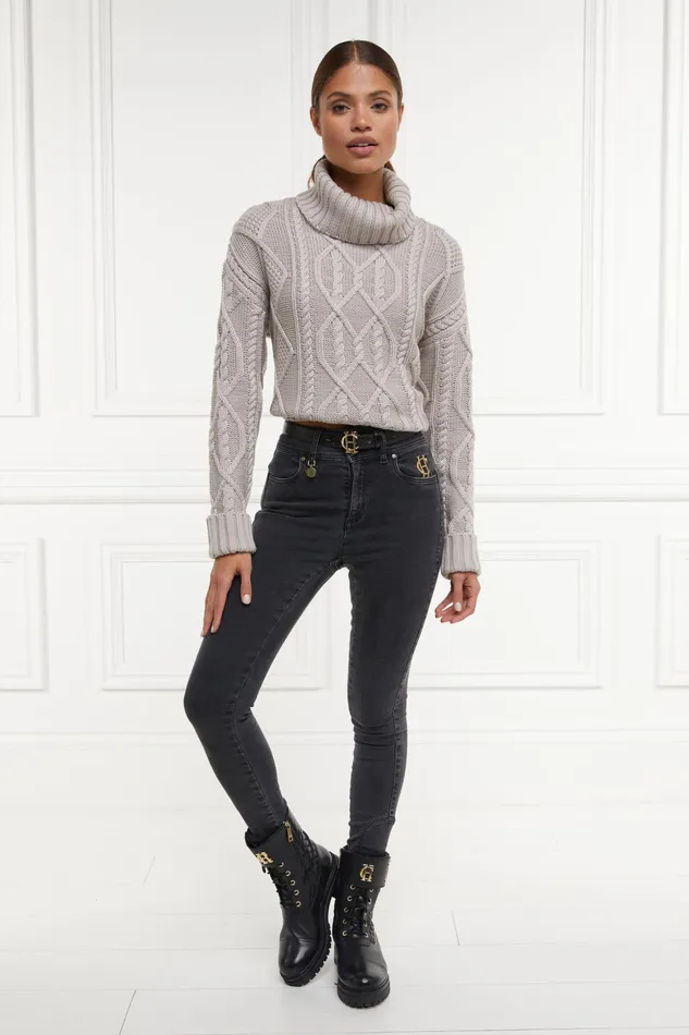 Holland Cooper Jodhpur Jean Washed Black Women Jeans Holland Cooper Jodhpur Jean Washed Black Women Jeans