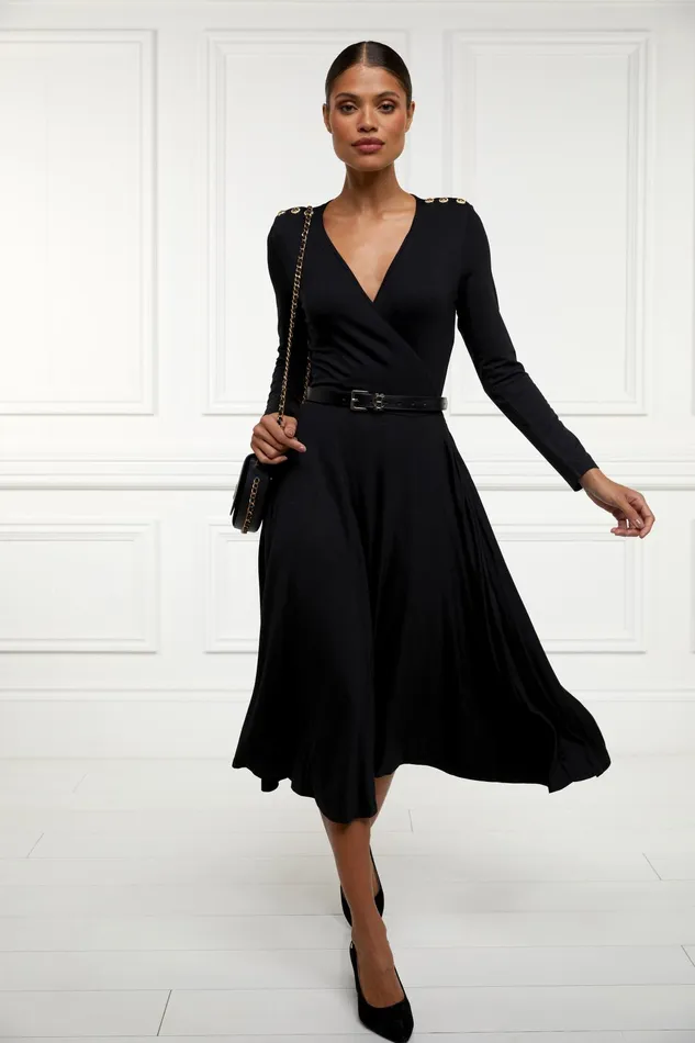 Holland Cooper Juliette Midi Wrap Dress Women Dresses Holland Cooper Juliette Midi Wrap Dress Women Dresses