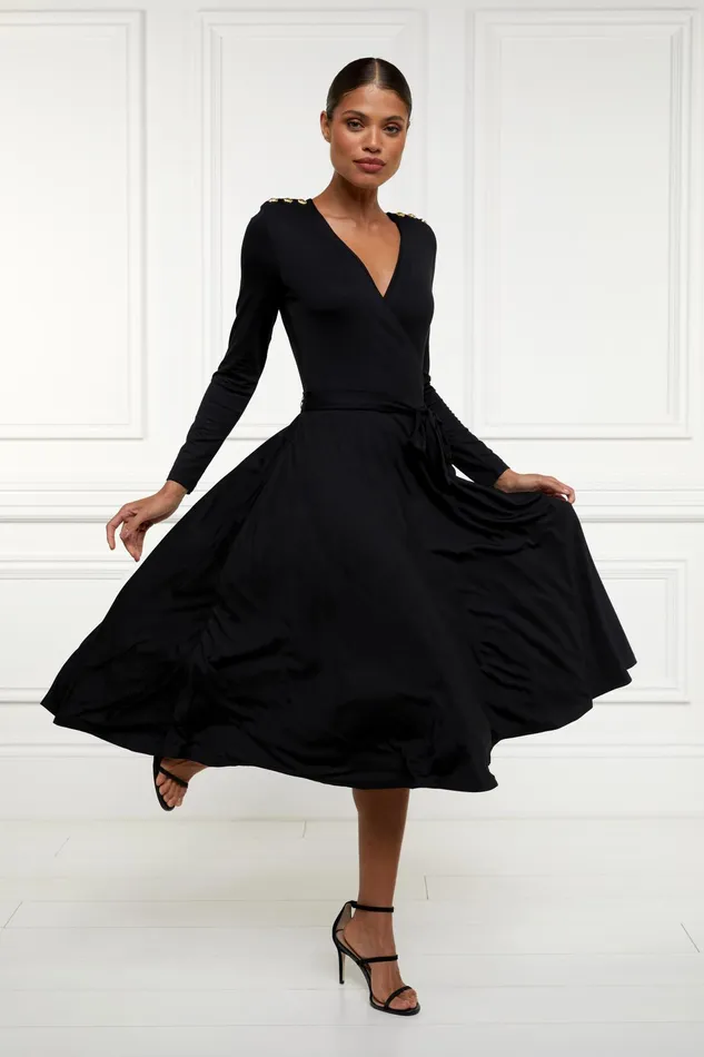 Holland Cooper Juliette Midi Wrap Dress Women Dresses Holland Cooper Juliette Midi Wrap Dress Women Dresses