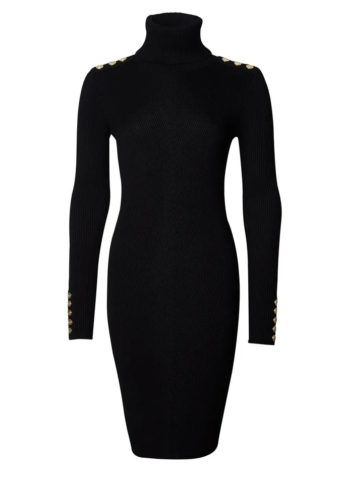 Holland Cooper Kensington Jumper Dress Black Women Dresses Holland Cooper Kensington Jumper Dress Black Women Dresses