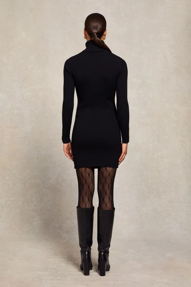 Holland Cooper Kensington Jumper Dress Black Women Dresses Holland Cooper Kensington Jumper Dress Black Women Dresses