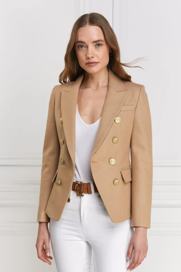 Holland Cooper Knightsbridge Blazer Camel Women Tailoring
