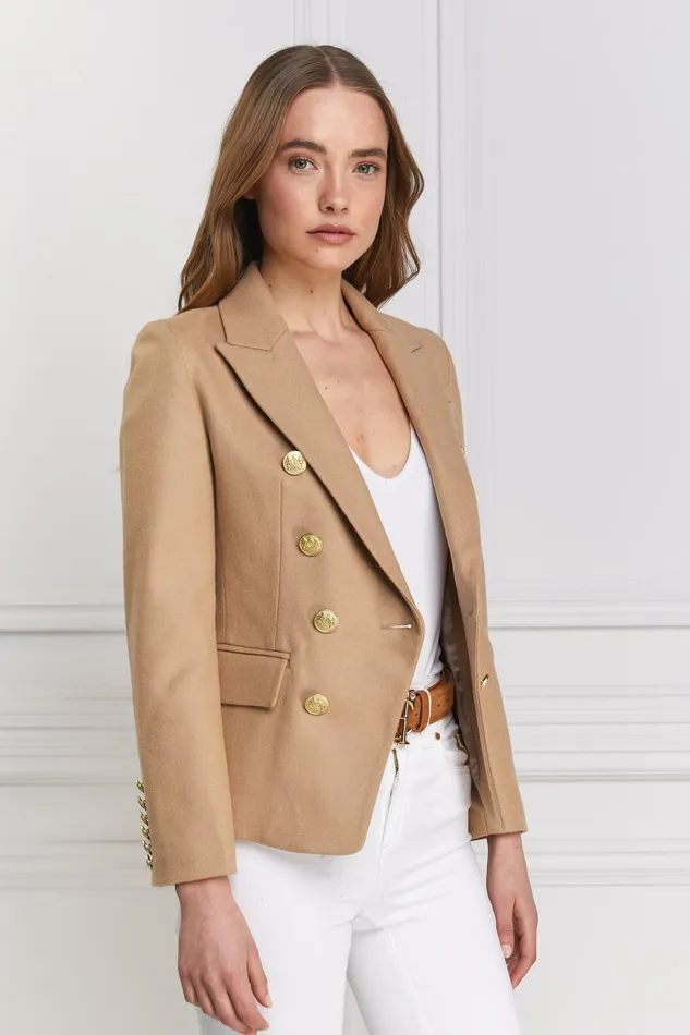 Holland Cooper Knightsbridge Blazer Camel Women Tailoring Holland Cooper Knightsbridge Blazer Camel Women Tailoring