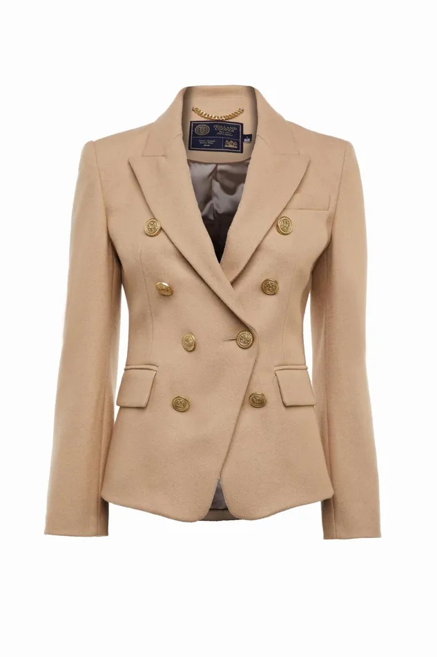 Holland Cooper Knightsbridge Blazer Camel Women Tailoring Holland Cooper Knightsbridge Blazer Camel Women Tailoring