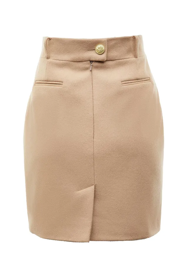 Holland Cooper Knightsbridge Skirt Camel Women Tailoring Holland Cooper Knightsbridge Skirt Camel Women Tailoring