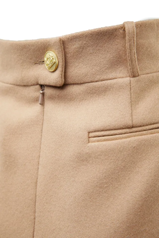 Holland Cooper Knightsbridge Skirt Camel Women Tailoring Holland Cooper Knightsbridge Skirt Camel Women Tailoring