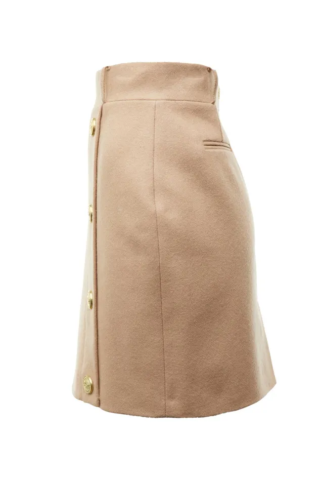 Holland Cooper Knightsbridge Skirt Camel Women Tailoring Holland Cooper Knightsbridge Skirt Camel Women Tailoring