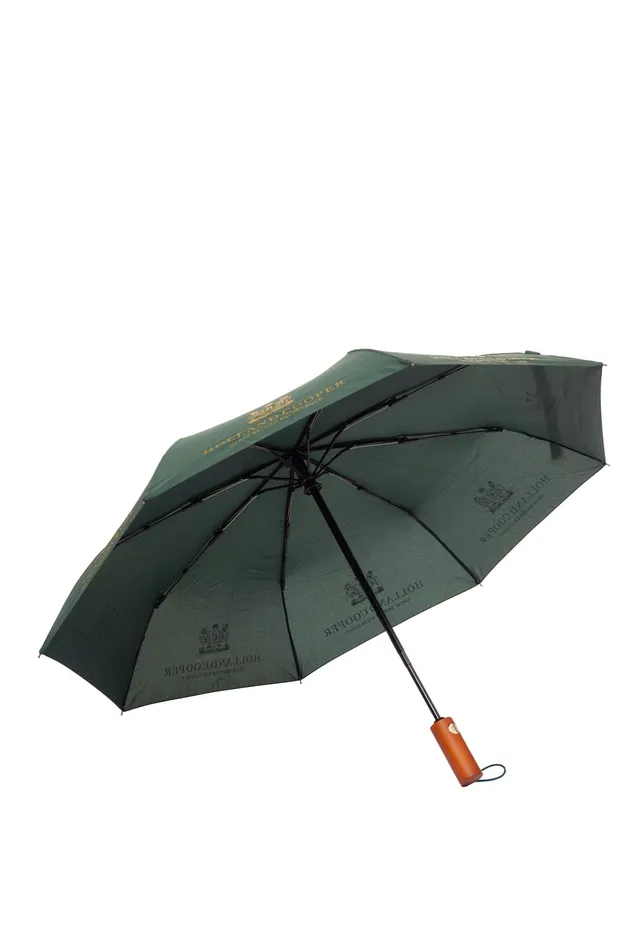 Holland Cooper Mini HC Umbrella Green Umbrellas Holland Cooper Mini HC Umbrella Green Umbrellas