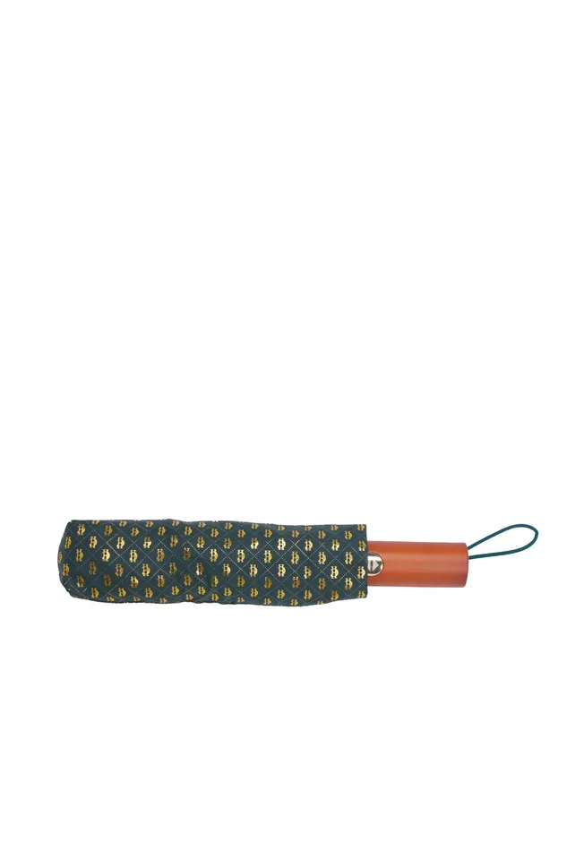 Holland Cooper Mini HC Umbrella Green Umbrellas Holland Cooper Mini HC Umbrella Green Umbrellas