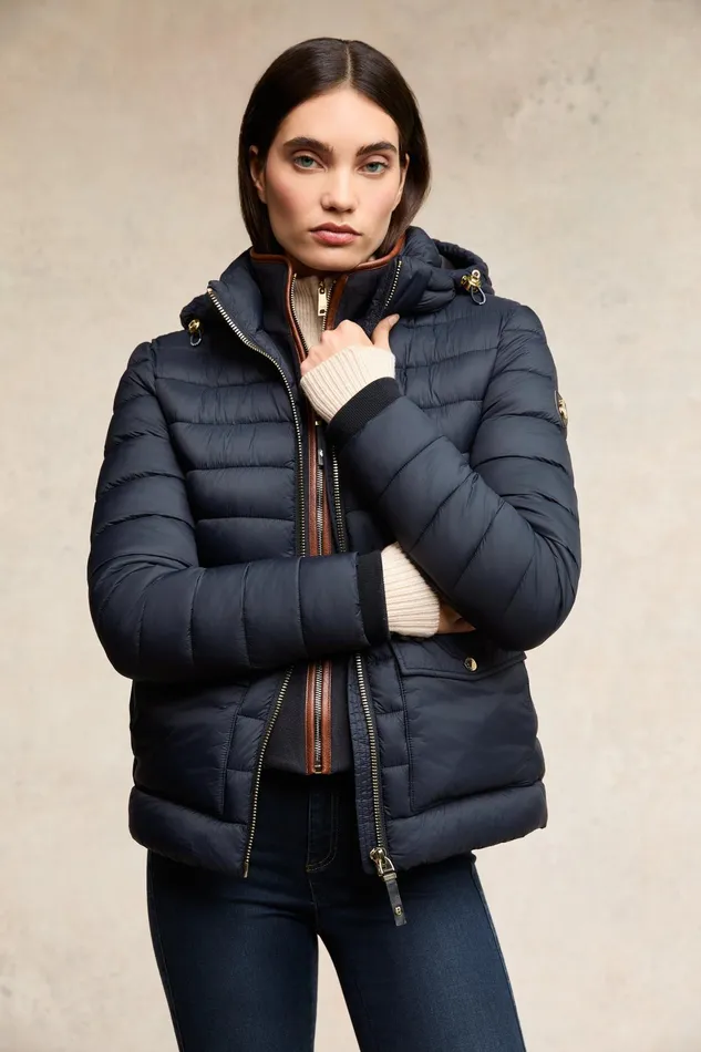 Holland Cooper Pearson Hybrid Jacket Ink Navy Women Jackets