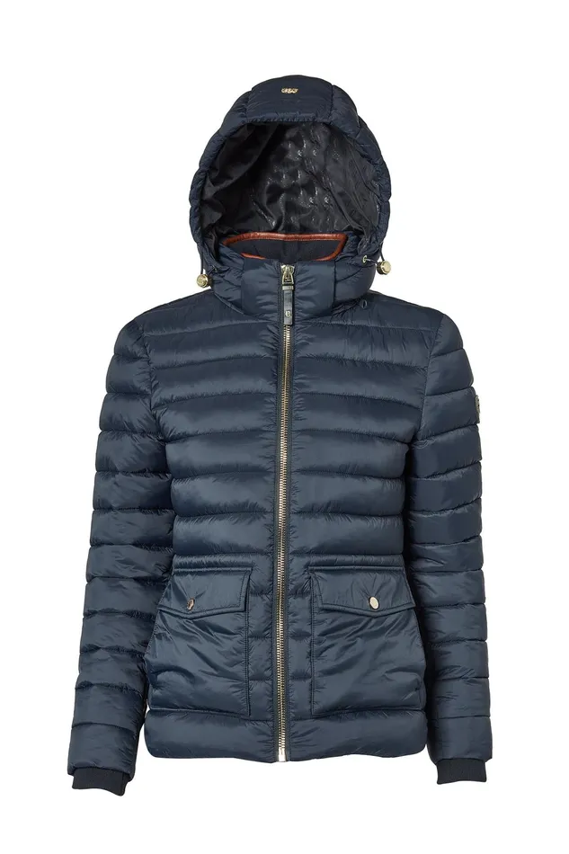 Holland Cooper Pearson Hybrid Jacket Ink Navy Women Jackets