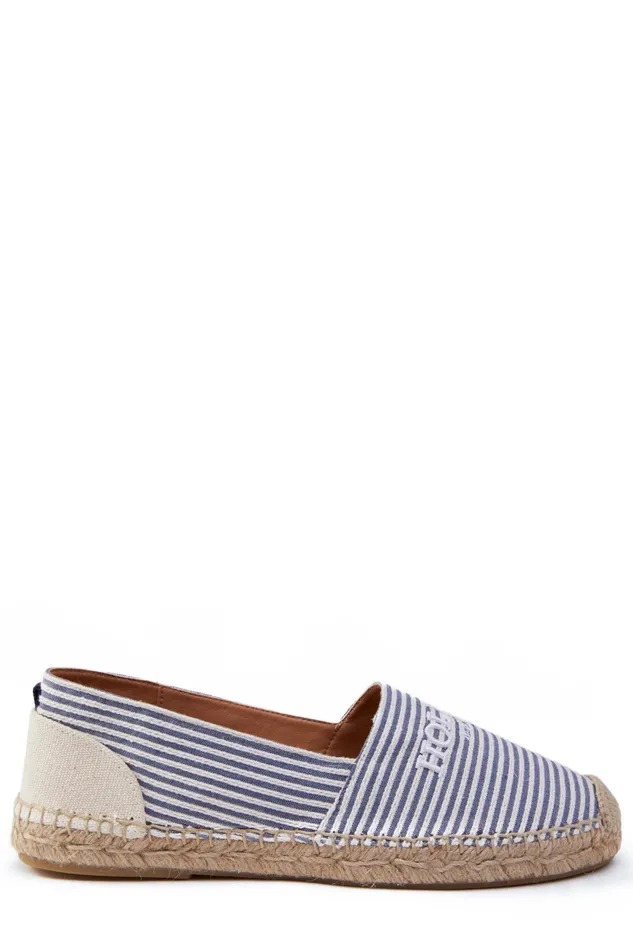 Holland Cooper Riviera Espadrille Nautical Stripe Women Espadrilles