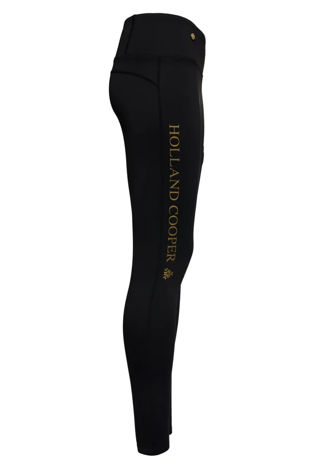 Holland Cooper Thermal Ski Leggings Black Women Knitwear And Thermals Holland Cooper Thermal Ski Leggings Black Women Knitwear And Thermals