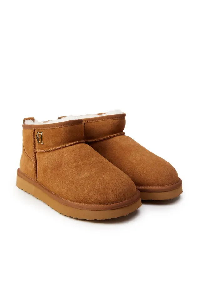 Holland Cooper Ultra Mini Shearling Boot Tan Women Shearling Holland Cooper Ultra Mini Shearling Boot Tan Women Shearling