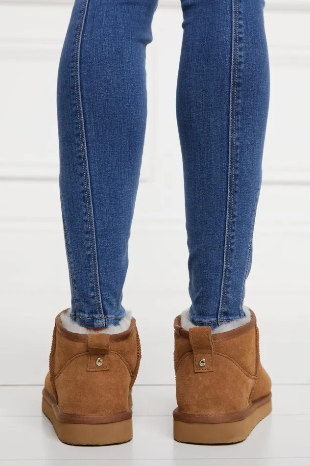 Holland Cooper Ultra Mini Shearling Boot Tan Women Shearling Holland Cooper Ultra Mini Shearling Boot Tan Women Shearling