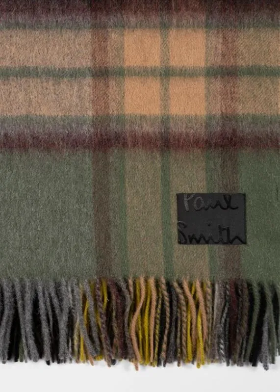 Home Lambswool Check Blanket Paul Smith Decorative Accessories Home Lambswool Check Blanket Paul Smith Decorative Accessories
