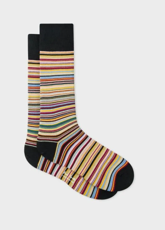 HomeMens 039Signature Stripe039 Socks and Notebook Gift Set039Signature Stripe039 Socks039Signature Stripe039 Notebook Paul Smith Stationery