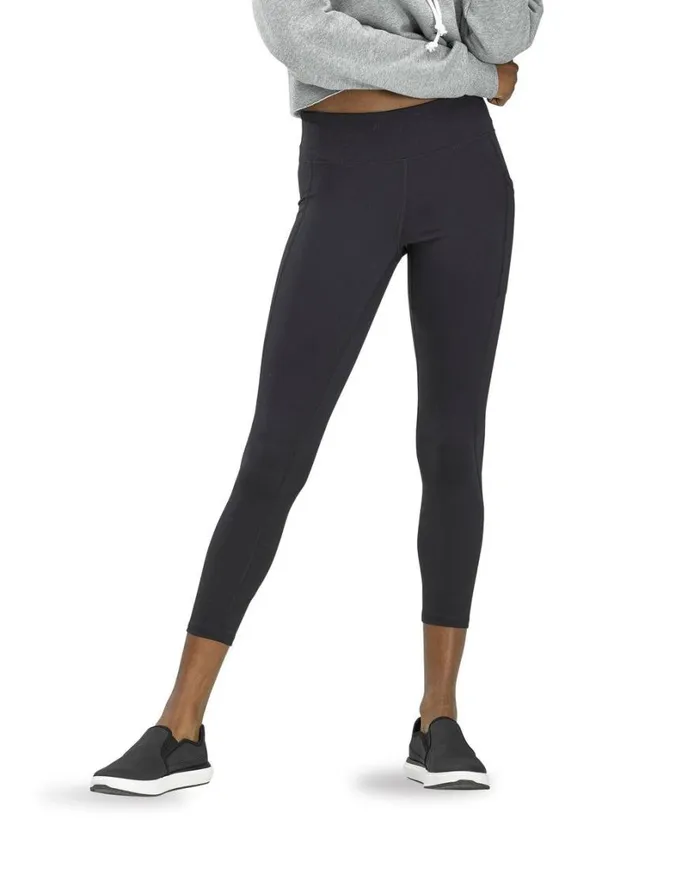 Hue Pep Talking MidRise Skimmer Black Women Knit