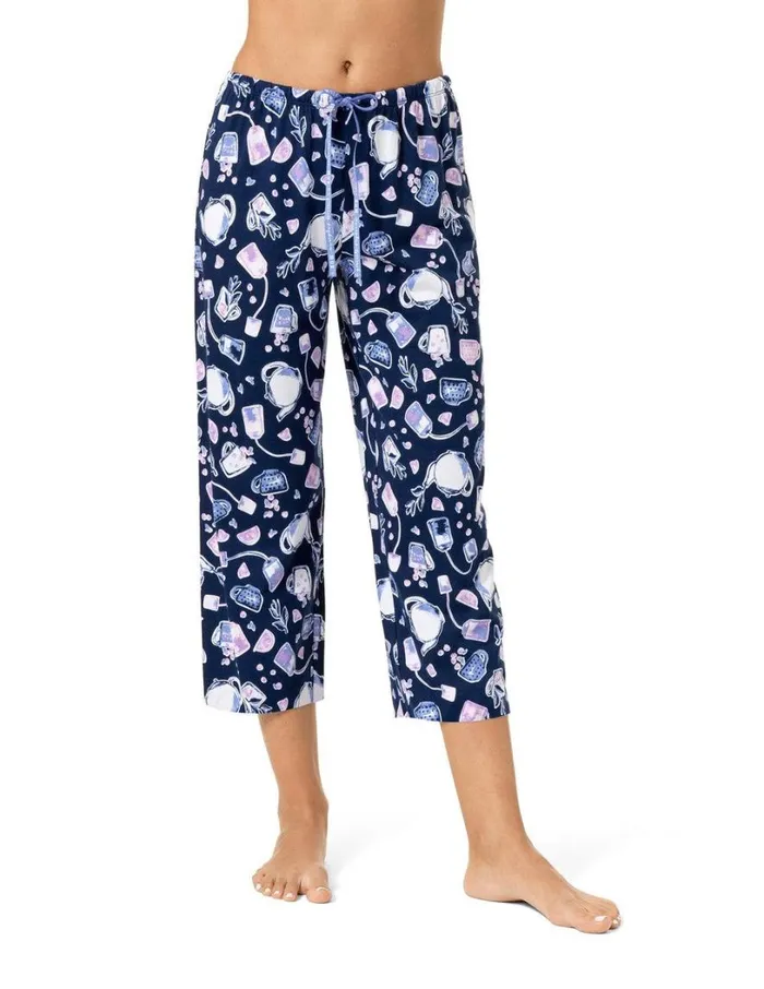 Hue Simmer Time Tea PJ Capri Medieval Women Plus Size