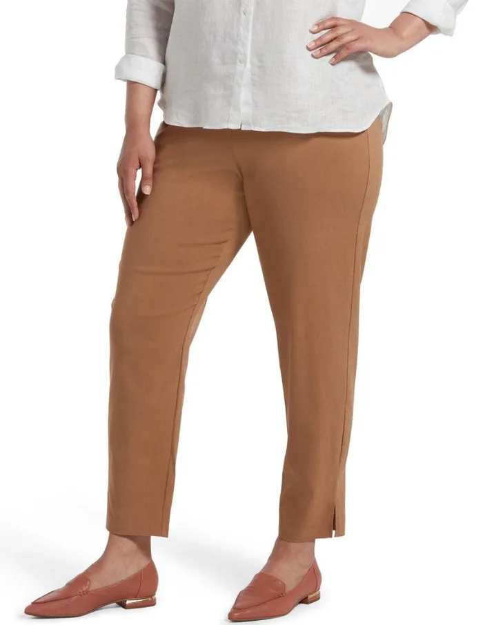 Hue Temp Tech Trouser Leggings Camel Women Trousers