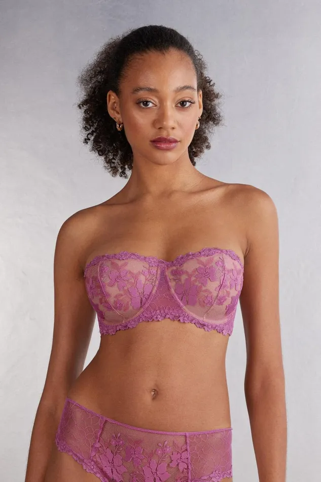 Intimissimi Balconette Women In Full Bloom Balconette Bandeau Bra Pink 343j 8211 Bright Violet Intimissimi Balconette Women In Full Bloom Balconette Bandeau Bra Pink 343j 8211 Bright Violet
