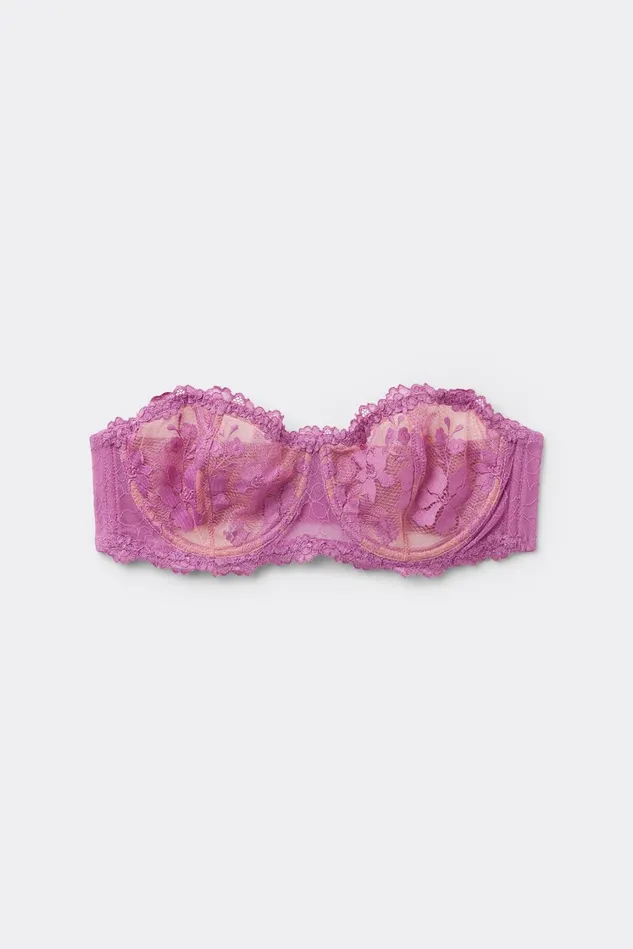 Intimissimi Balconette Women In Full Bloom Balconette Bandeau Bra Pink 343j 8211 Bright Violet